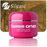 metallic 39 Retro Gold base one żel kolorowy gel kolor SILCARE 5 g